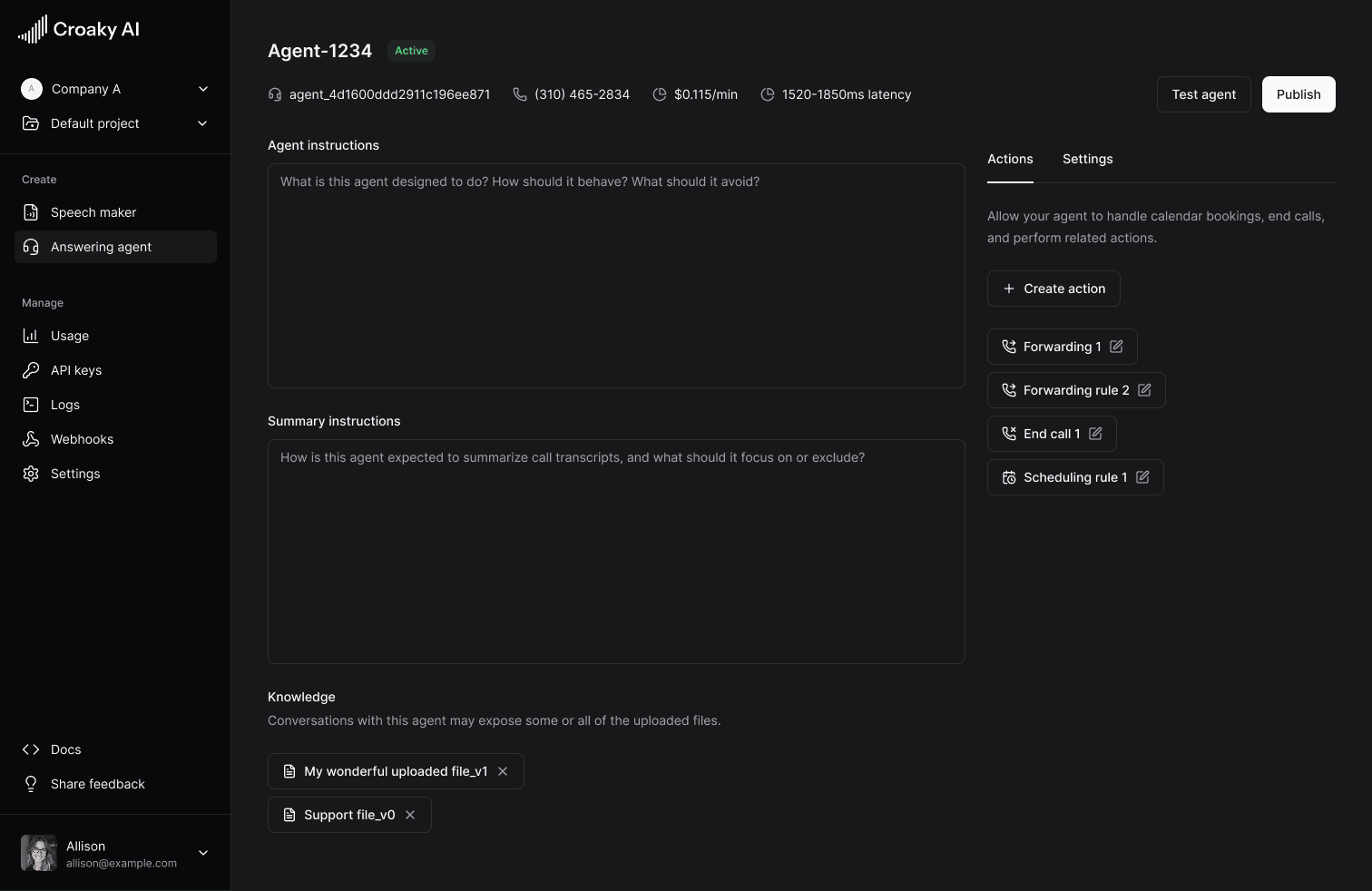 App screenshot (dark mode)